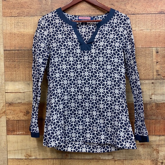 Vineyard Vines Tops - Vineyard Vines by Shep & Ian Silk Blouse